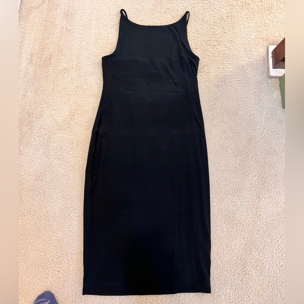 J Crew highneck midi dress